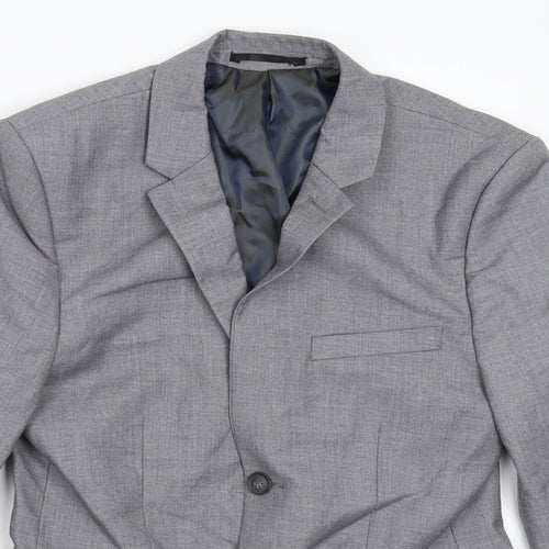 Topman Mens Grey   Jacket Suit Jacket Size 36