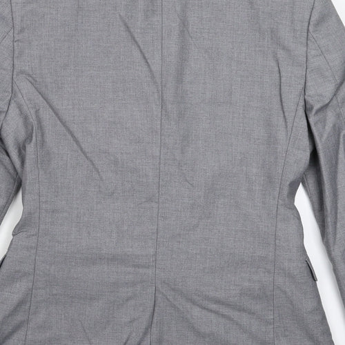 Topman Mens Grey   Jacket Suit Jacket Size 36