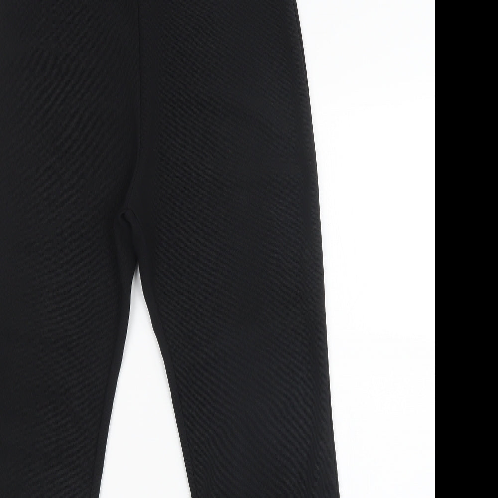 Preworn Womens Black   Trousers  Size 14 L32 in
