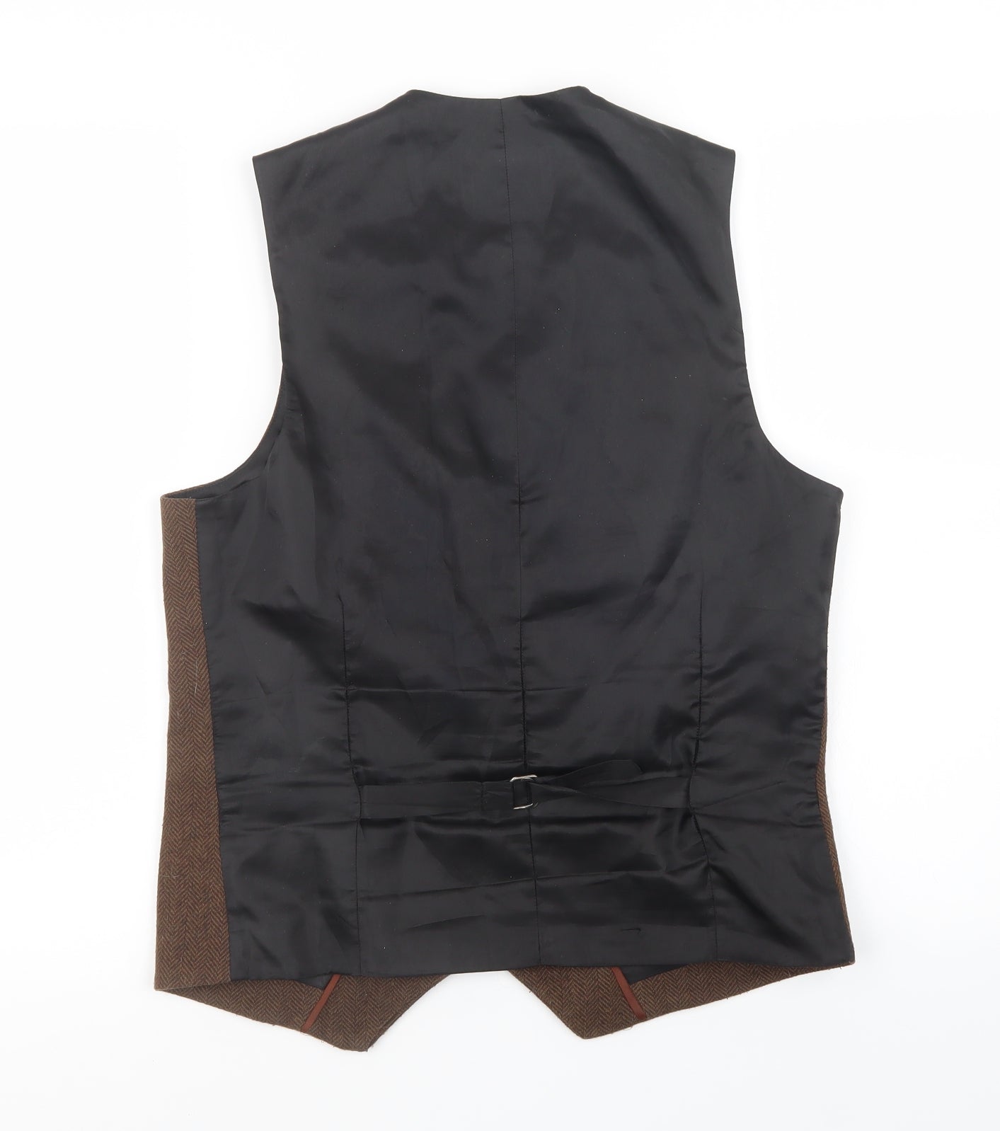 SWEAR & MASON Mens Brown   Jacket Waistcoat Size 38