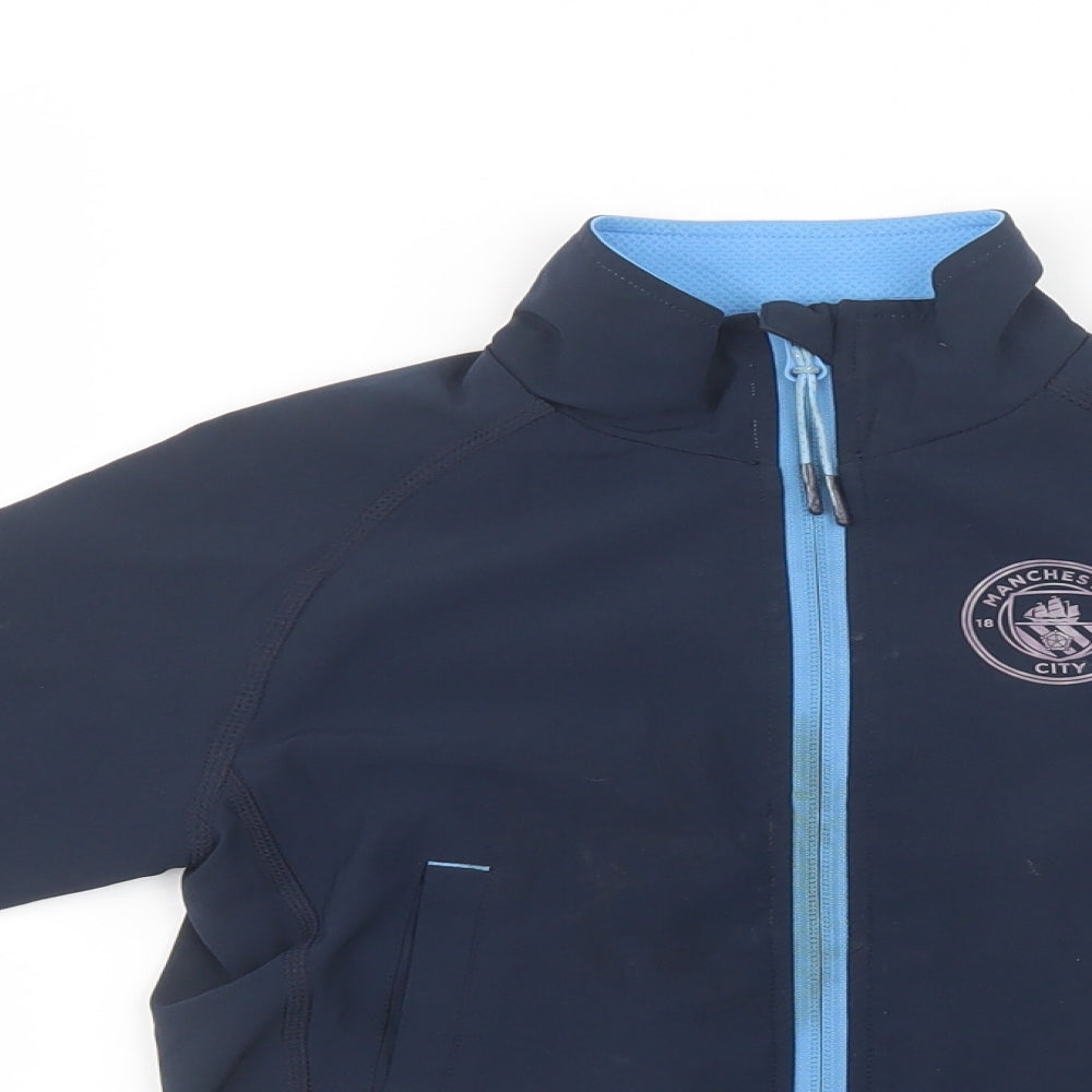 Fanatics Boys Blue   Full Zip Sweatshirt Size 2-3 Years  - Manchester City