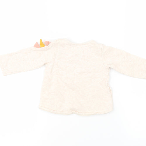 F&F Girls Pink   Pullover Jumper Size 3-6 Months