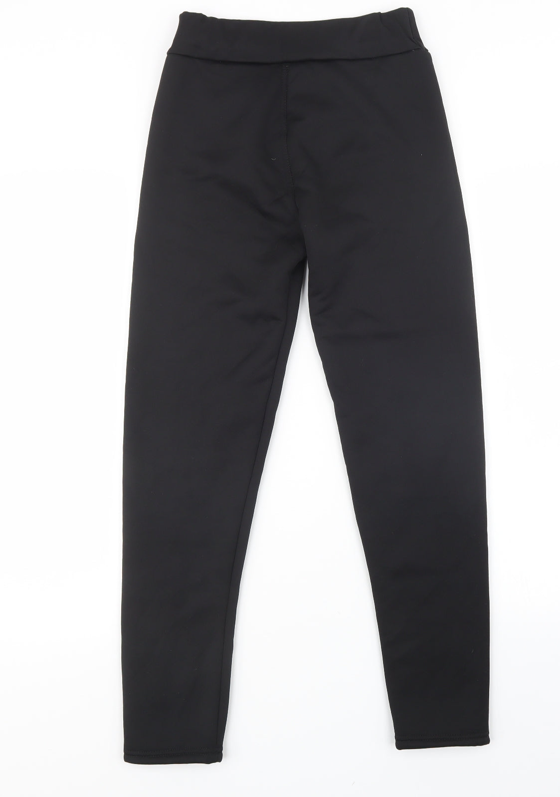 Preworn Womens Black   Trousers  Size 8 L28 in