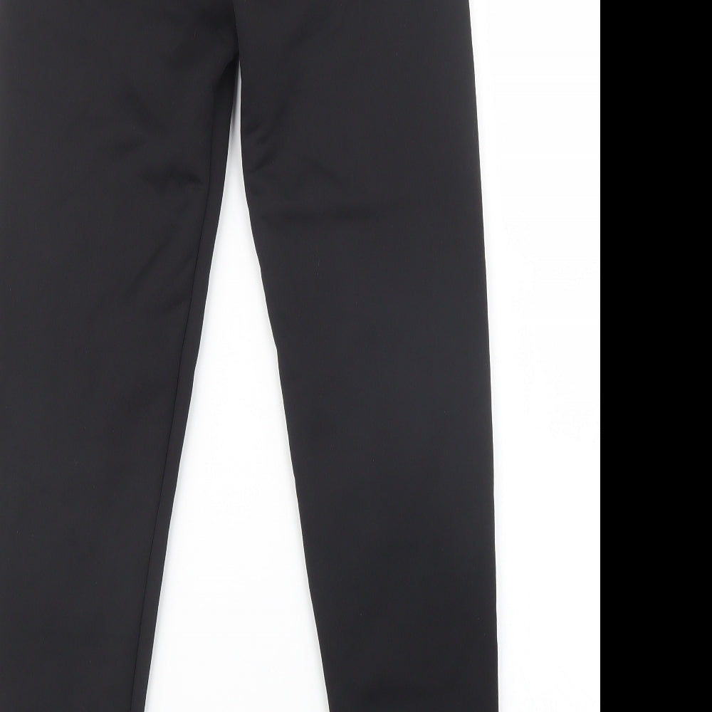 Preworn Womens Black   Trousers  Size 8 L28 in