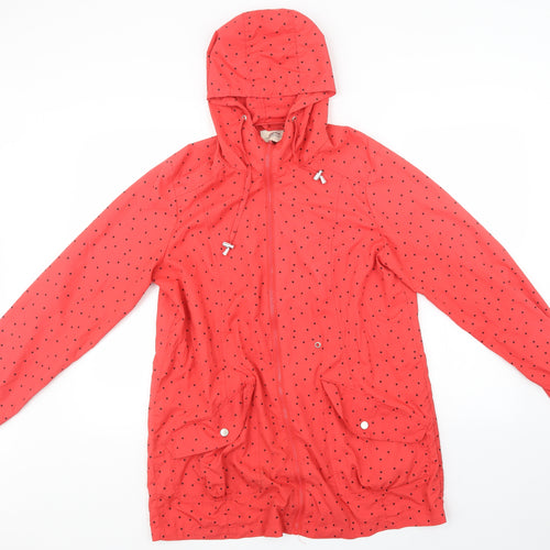 Matalan Womens Red Polka Dot  Jacket  Size 12