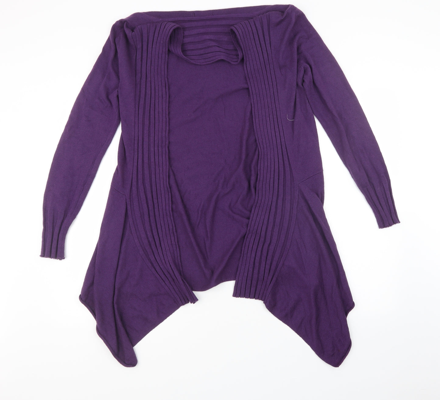 Matalan Womens Purple  Knit Cardigan Jumper Size 12