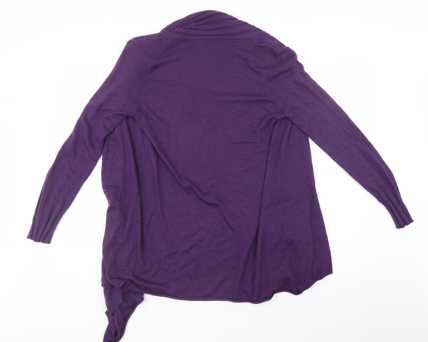 Matalan Womens Purple  Knit Cardigan Jumper Size 12