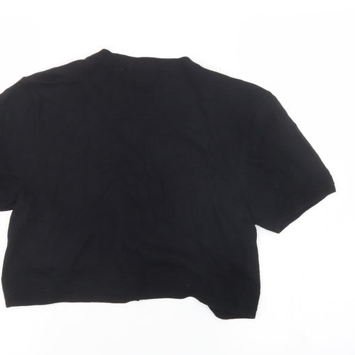 Sainsburys Womens Black  Knit Cardigan Jumper Size 14