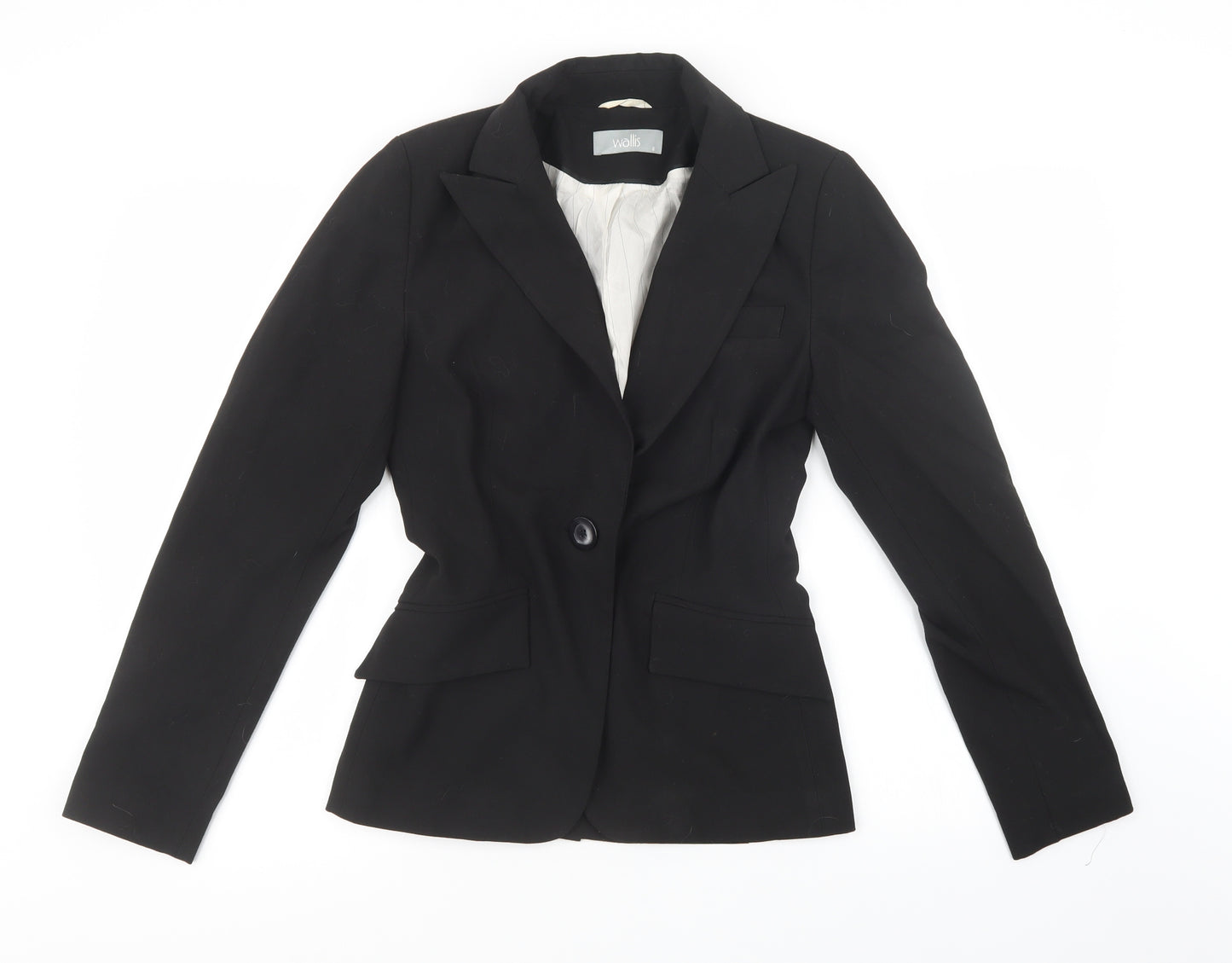 Wallis Womens Black   Jacket Blazer Size 8