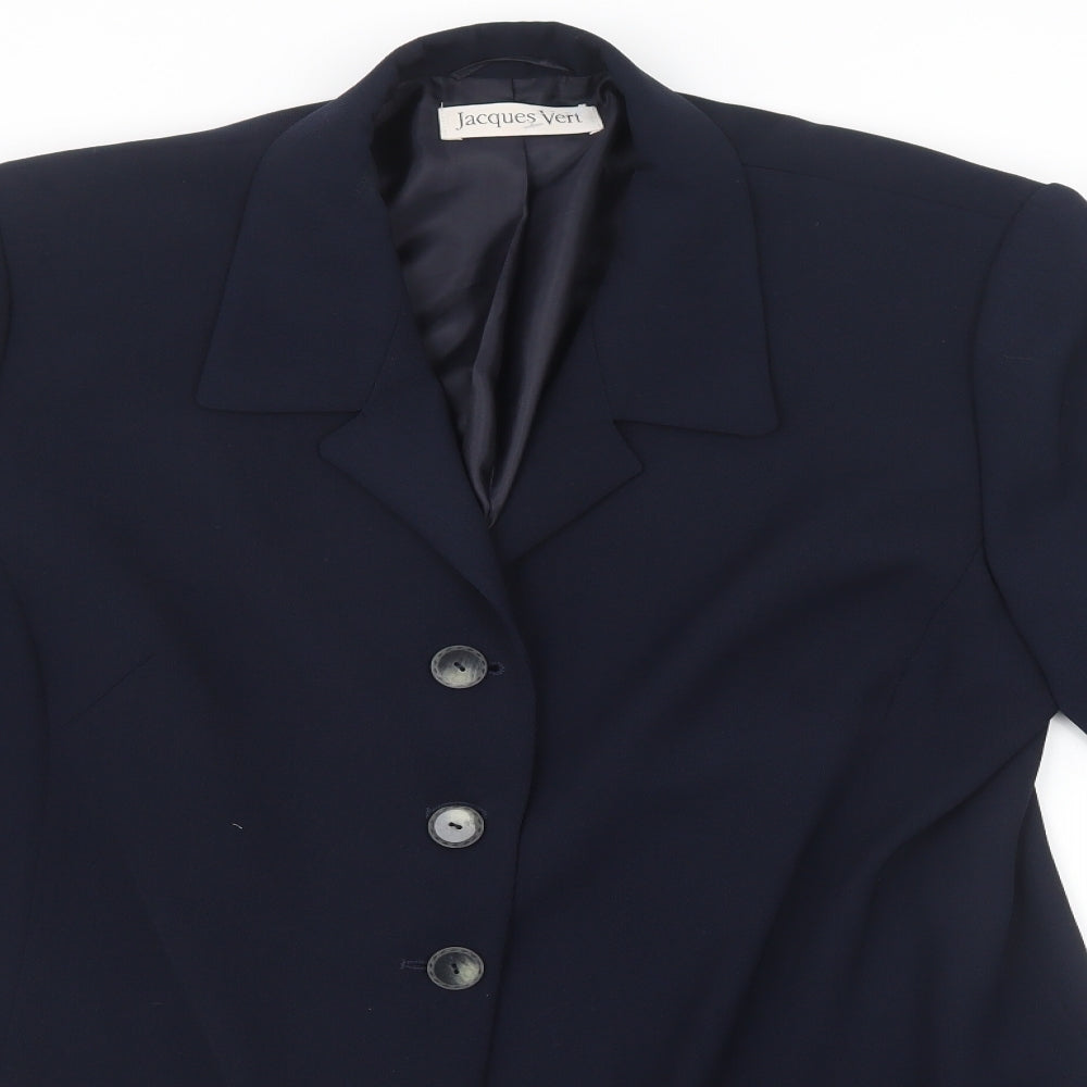Jaques Vert Womens Blue   Jacket Blazer Size 18