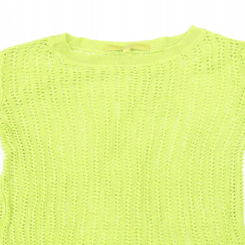 NEXT Womens Green  Knit Pullover Sweatshirt Size 6