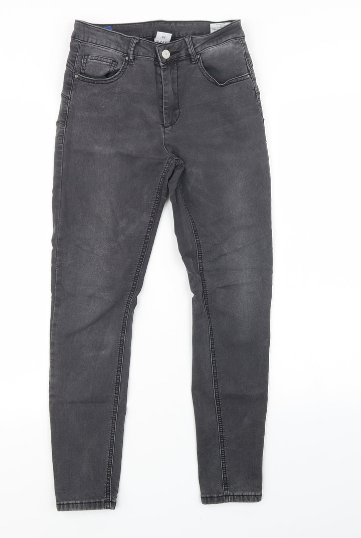 Preworn Womens Black   Skinny Jeans Size 28 L28 in