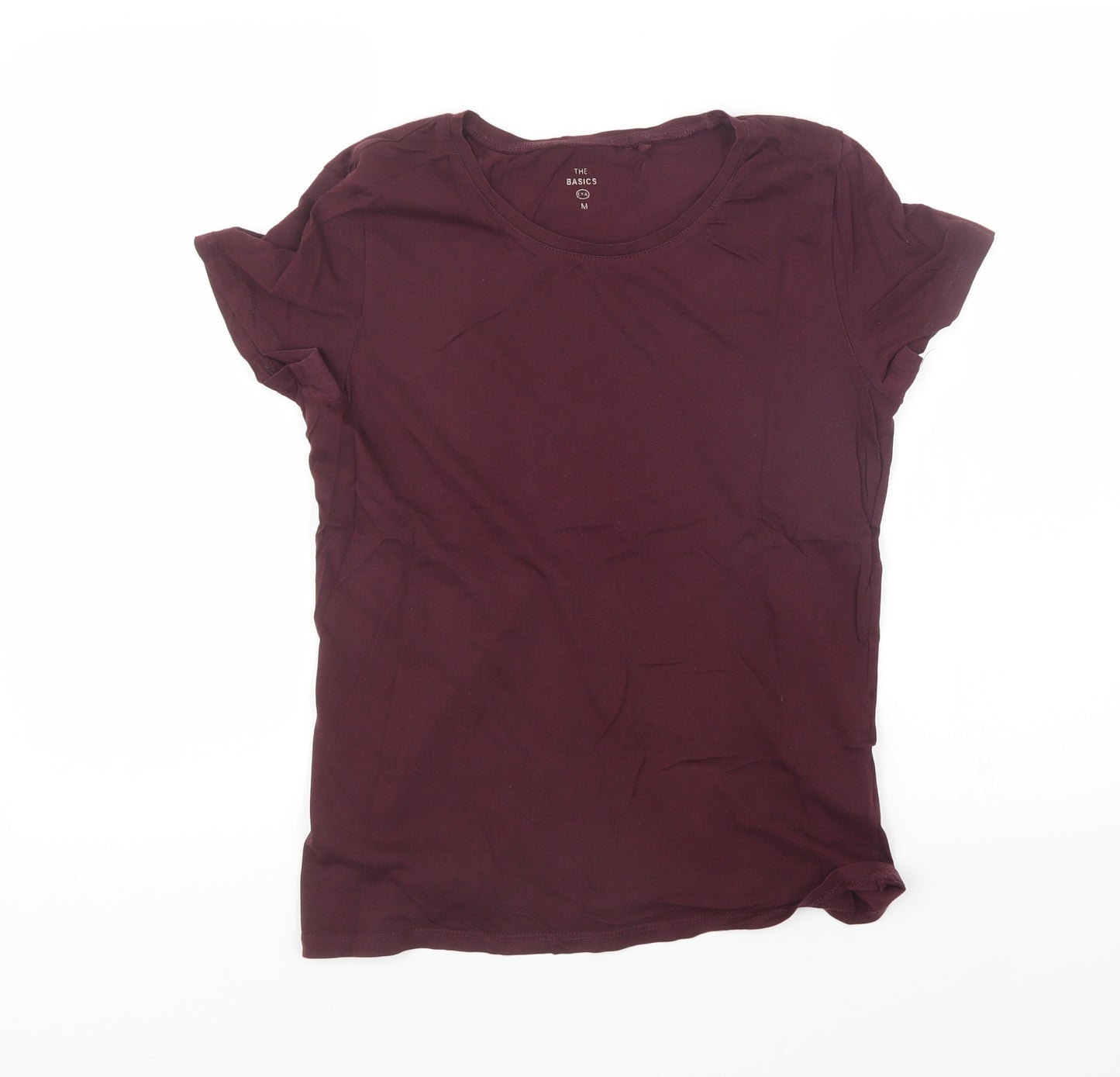 The Basics Mens Red    T-Shirt Size M