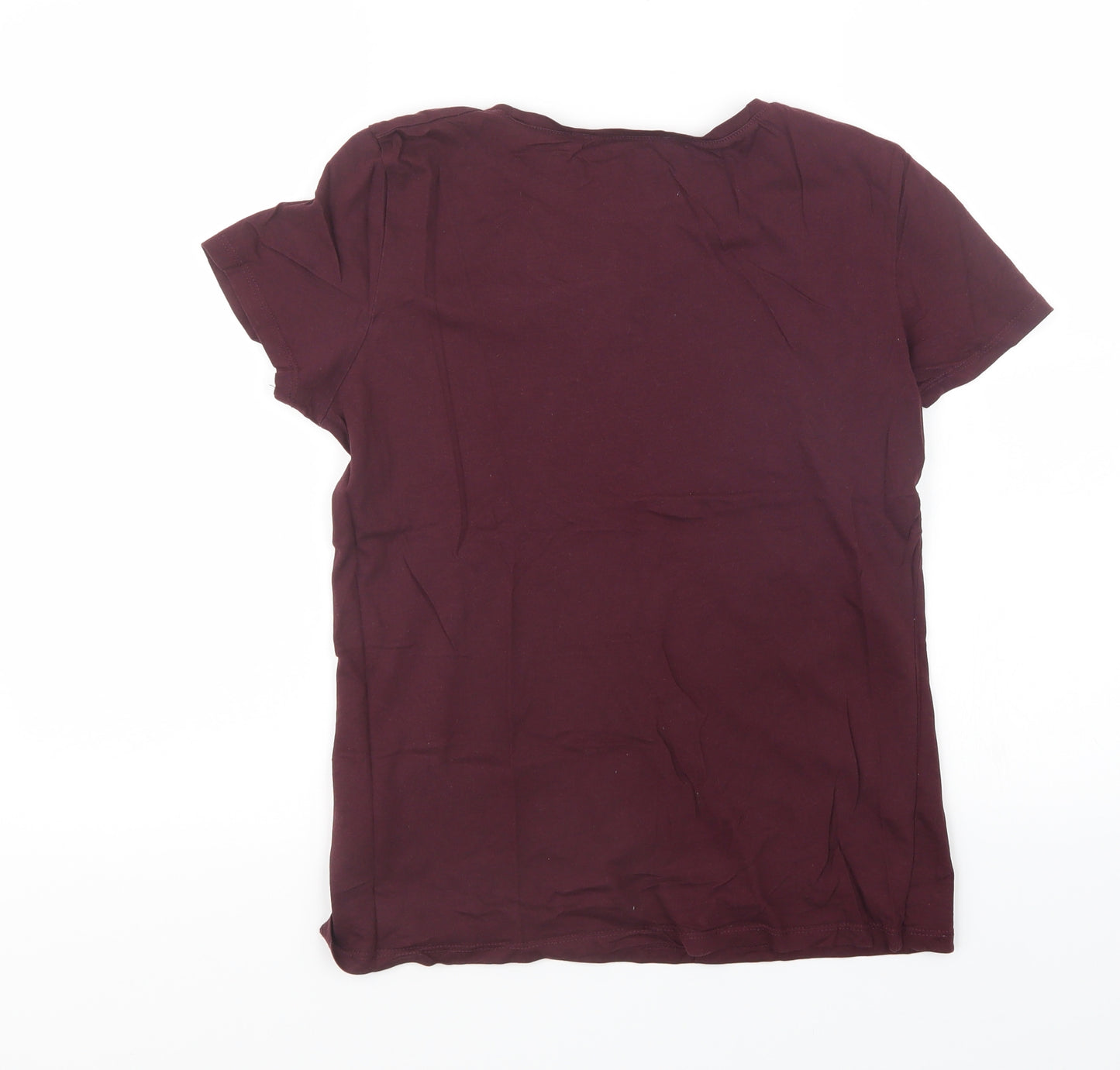 The Basics Mens Red    T-Shirt Size M