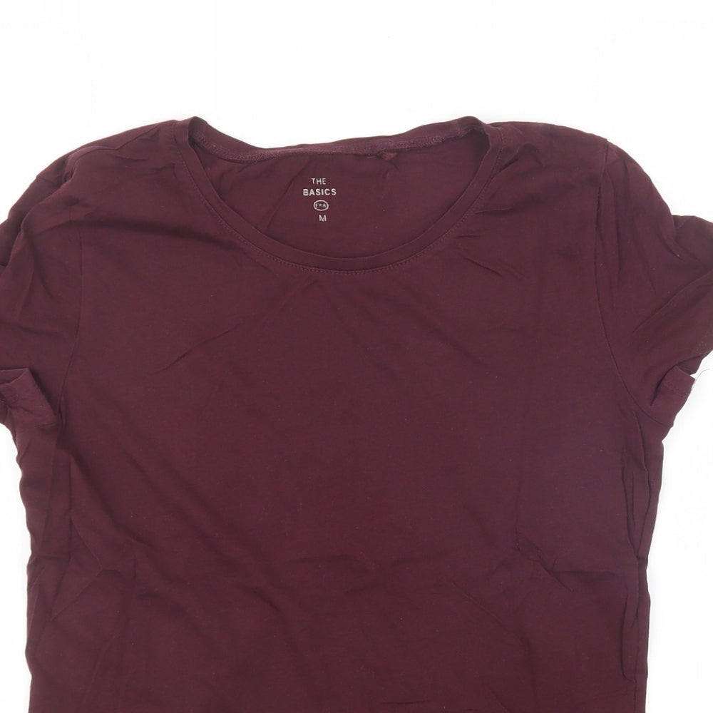 The Basics Mens Red    T-Shirt Size M