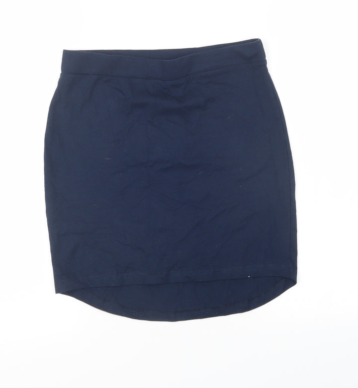 Preworn Womens Blue   A-Line Skirt Size M