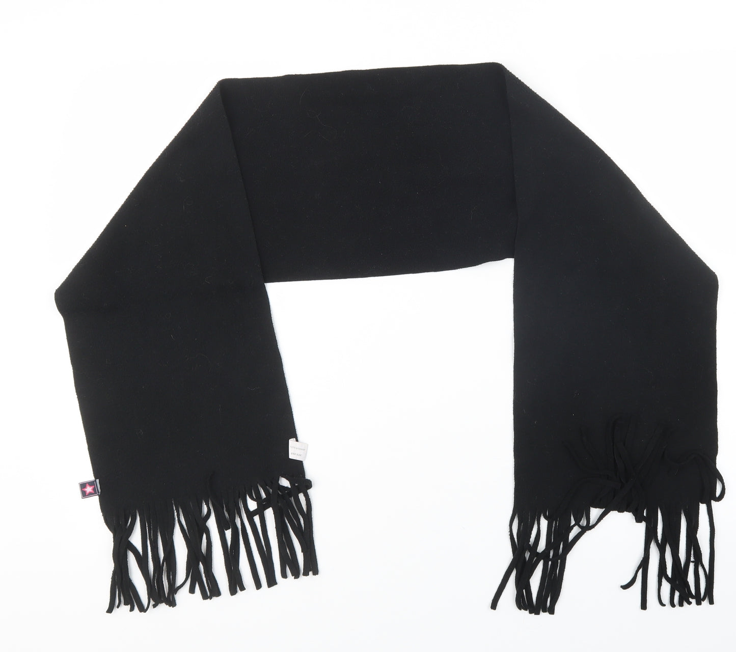 Preworn Womens Black  Knit  Scarf