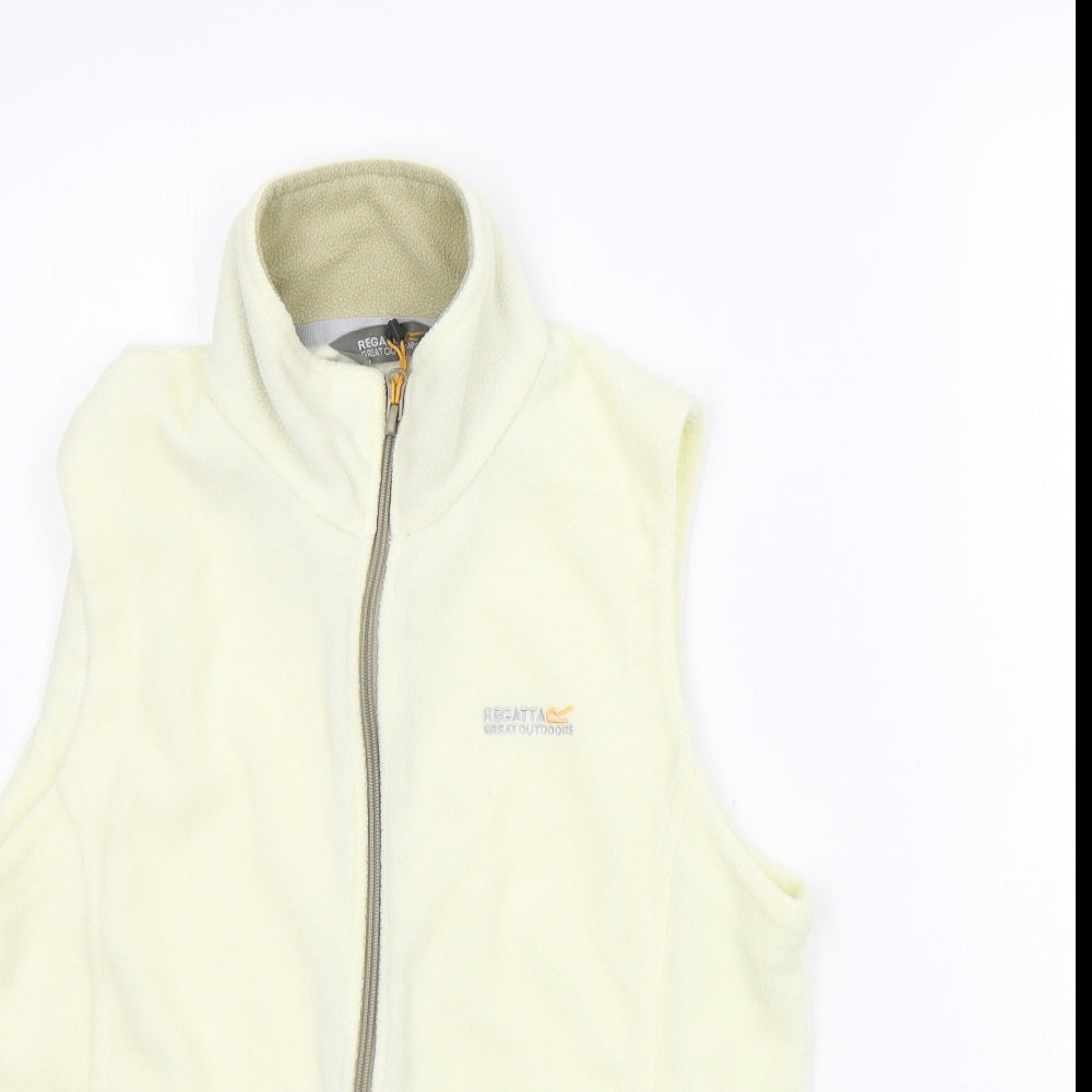 Regetta Womens White   Jacket Coat Size 10