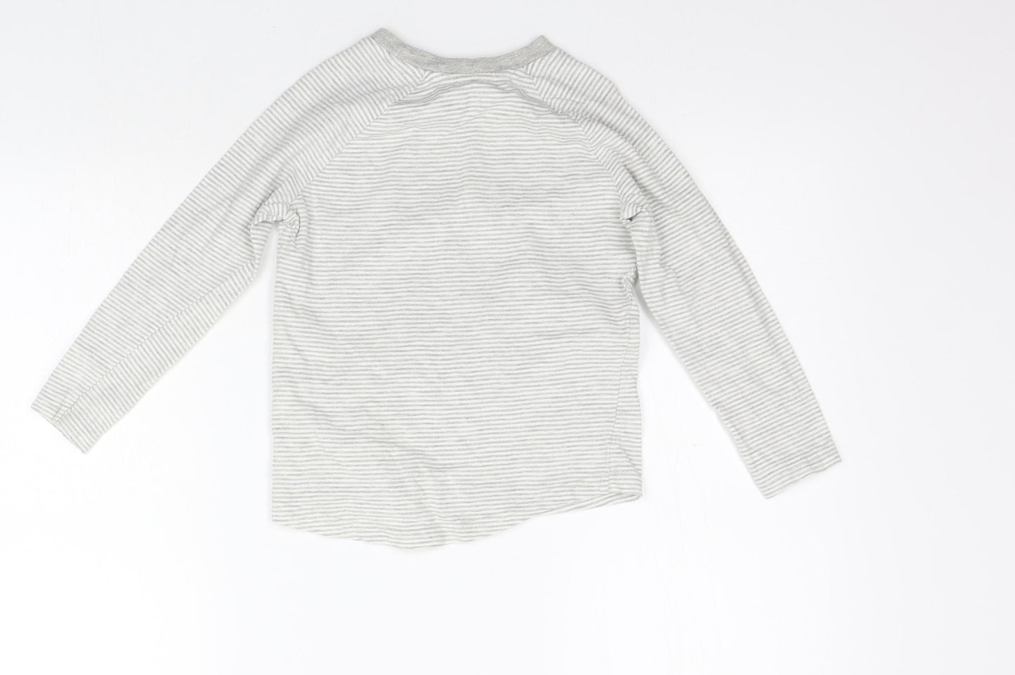 George Boys White Striped  Basic T-Shirt Size 5-6 Years