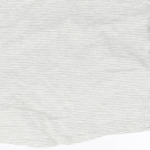 George Boys White Striped  Basic T-Shirt Size 5-6 Years