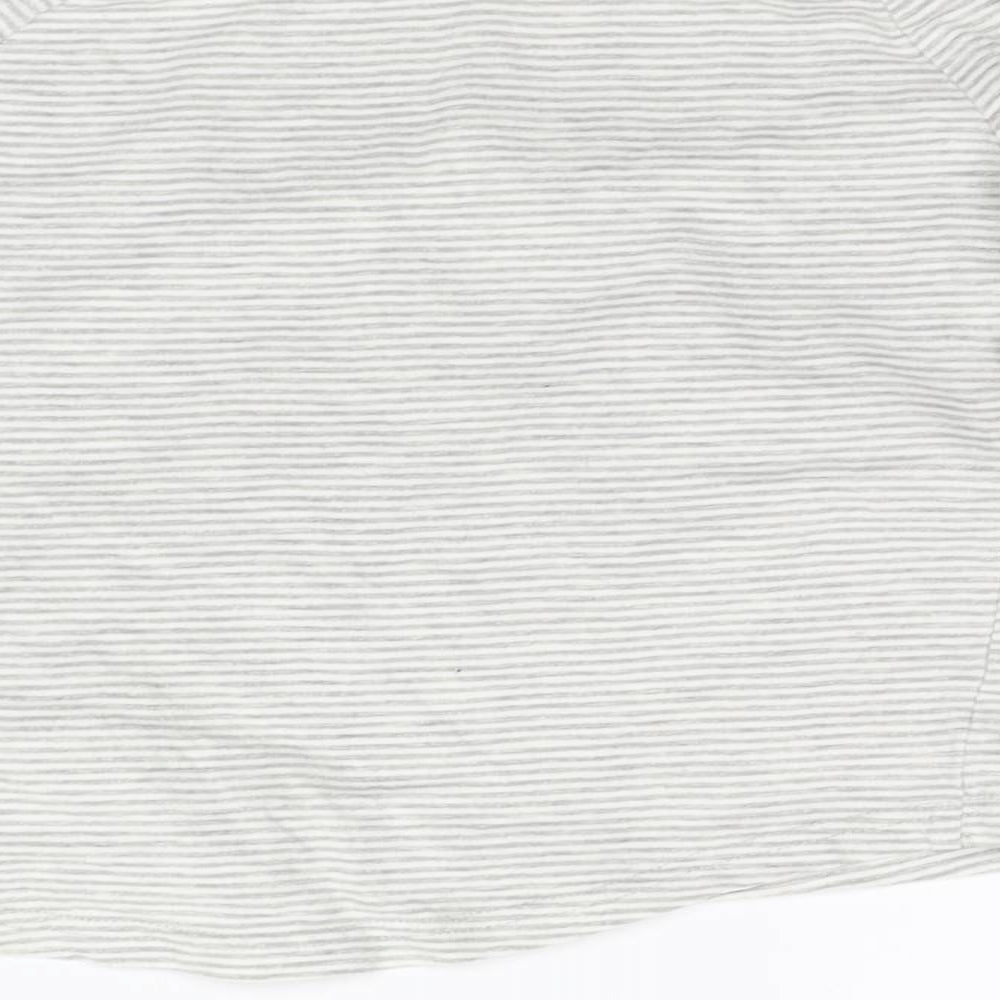 George Boys White Striped  Basic T-Shirt Size 5-6 Years
