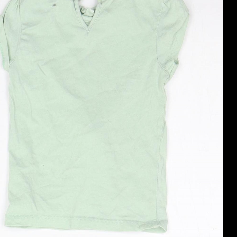 Primark Girls Green   Basic T-Shirt Size 18-24 Months
