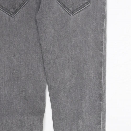 deniem co Girls Grey   Straight Jeans Size 6-7 Years - washable mark