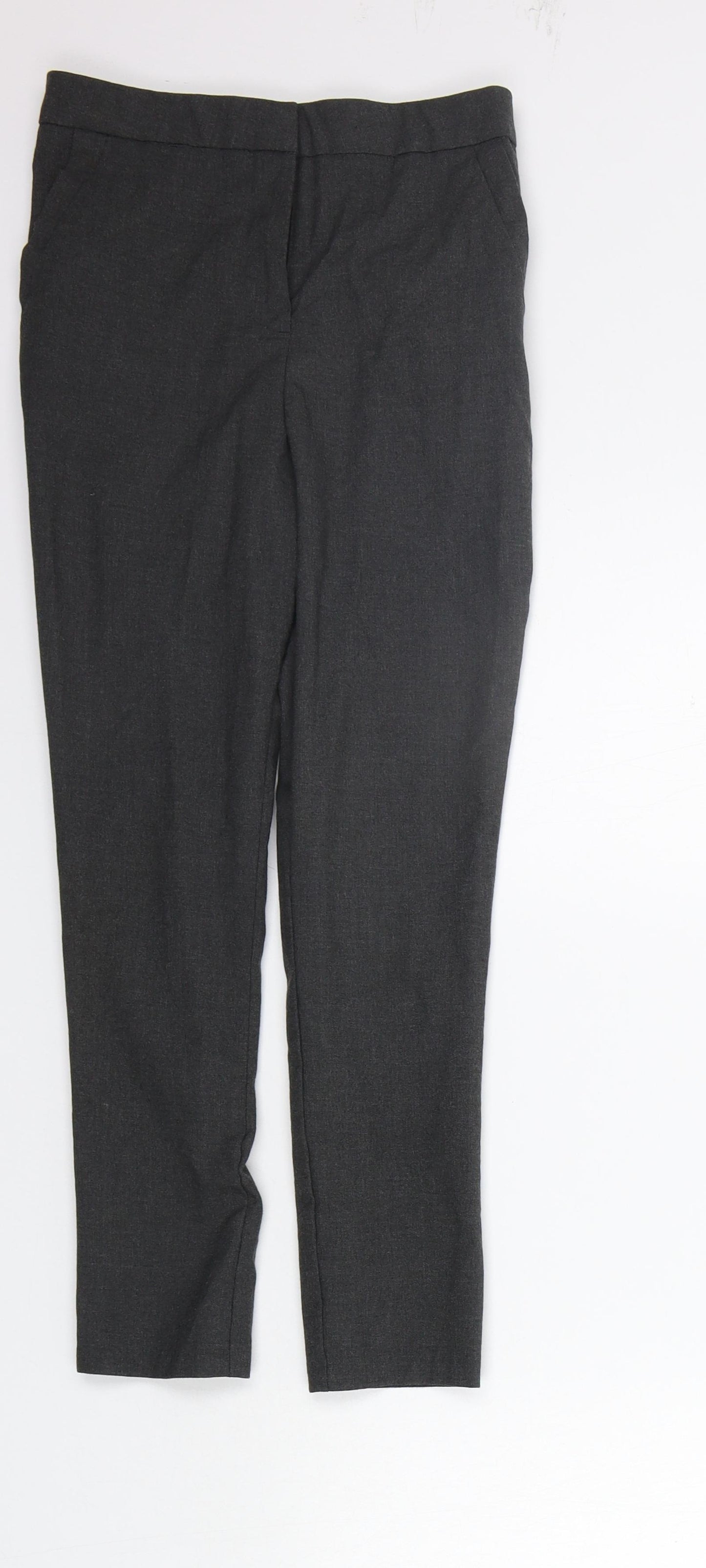 George Girls Grey   Chino Trousers Size 7-8 Years