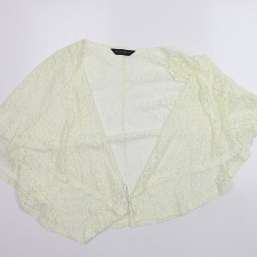 Dorothy Perkins Womens Yellow   Cardigan Jumper Size M