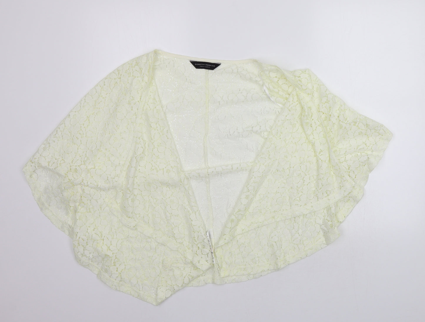 Dorothy Perkins Womens Yellow   Cardigan Jumper Size M