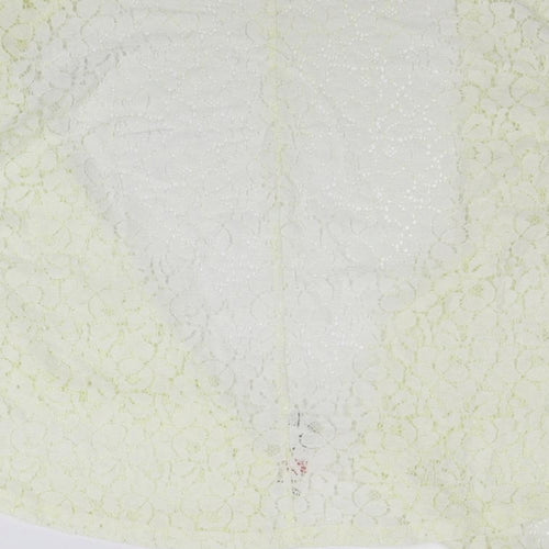 Dorothy Perkins Womens Yellow   Cardigan Jumper Size M