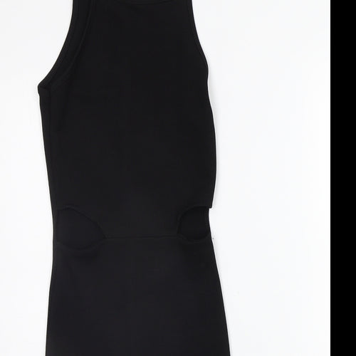 PRETTYLITTLETHING Womens Black   A-Line  Size 6