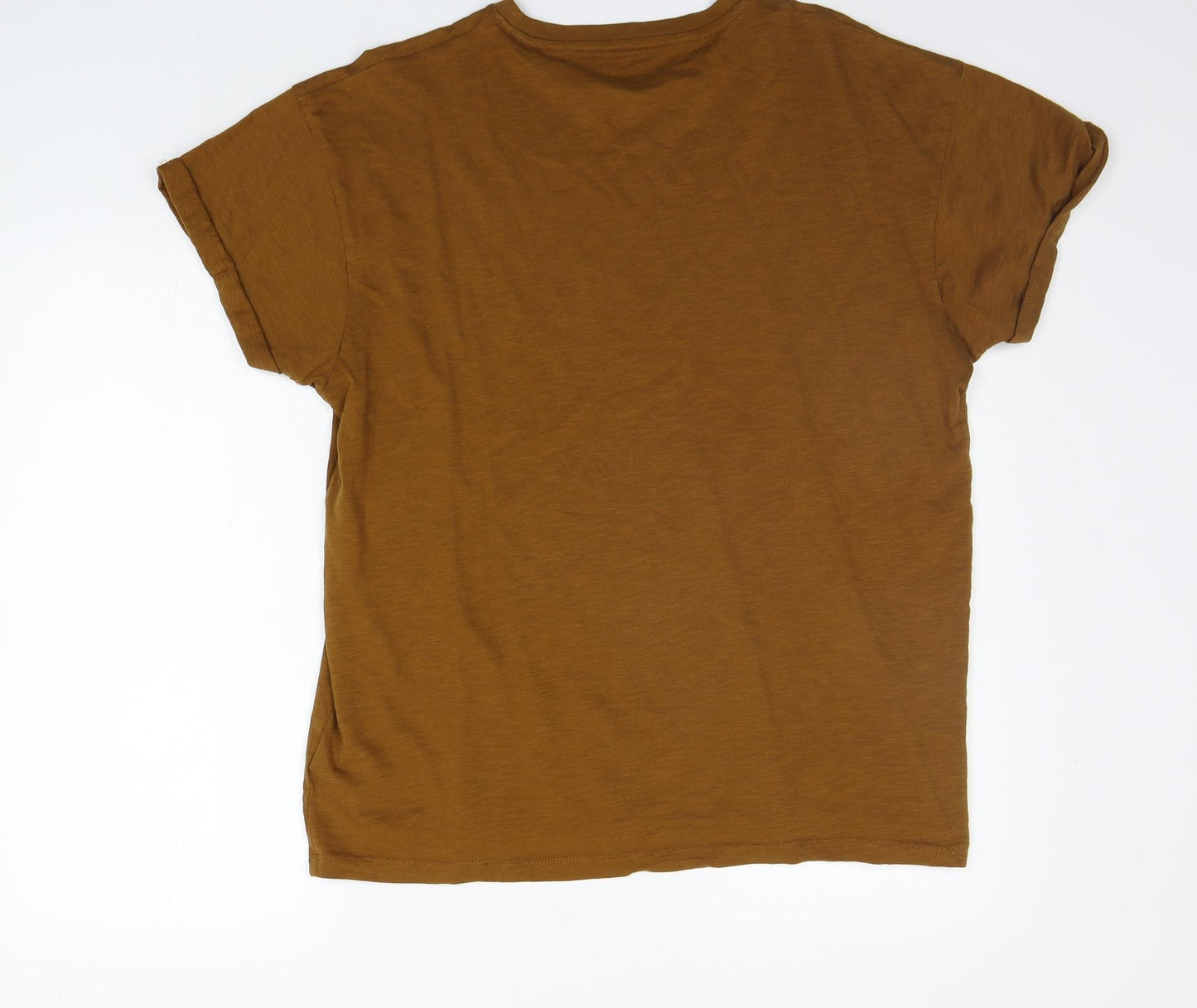 New Look Mens Brown Houndstooth   T-Shirt Size L