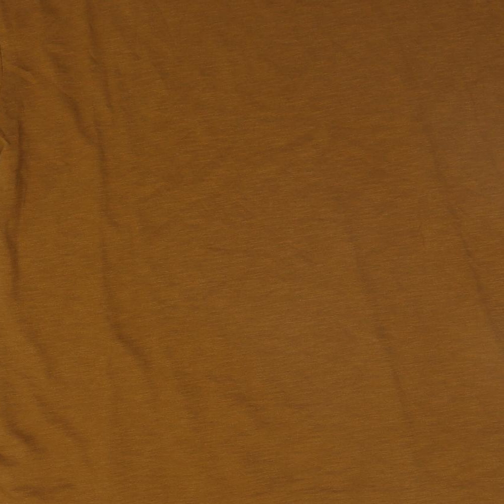 New Look Mens Brown Houndstooth   T-Shirt Size L