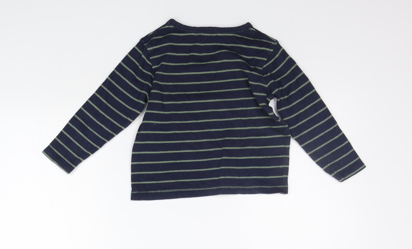 George Girls Blue Striped  Pullover Jumper Size 4-5 Years