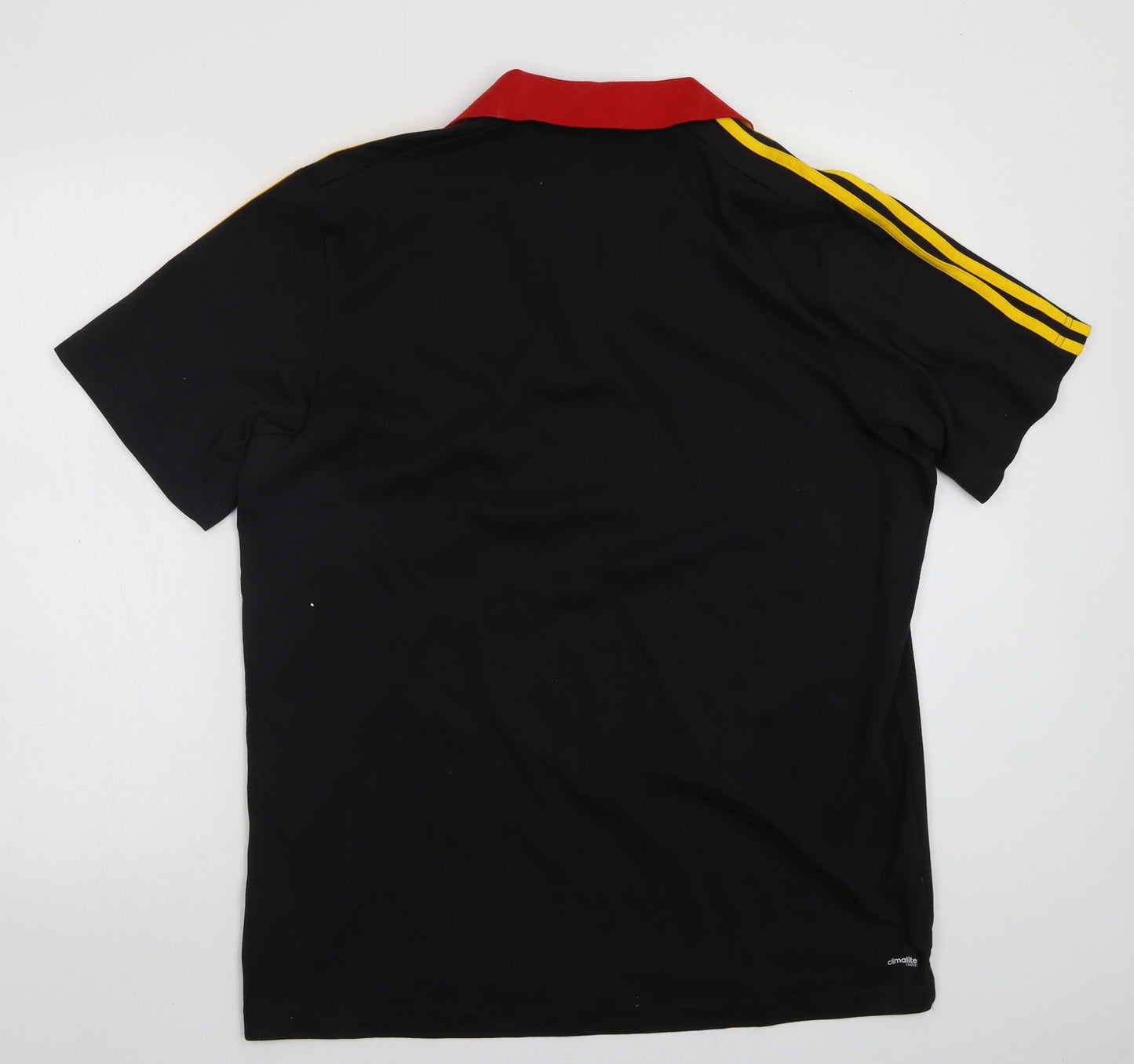 adidas Mens Black Striped   Polo Size 48