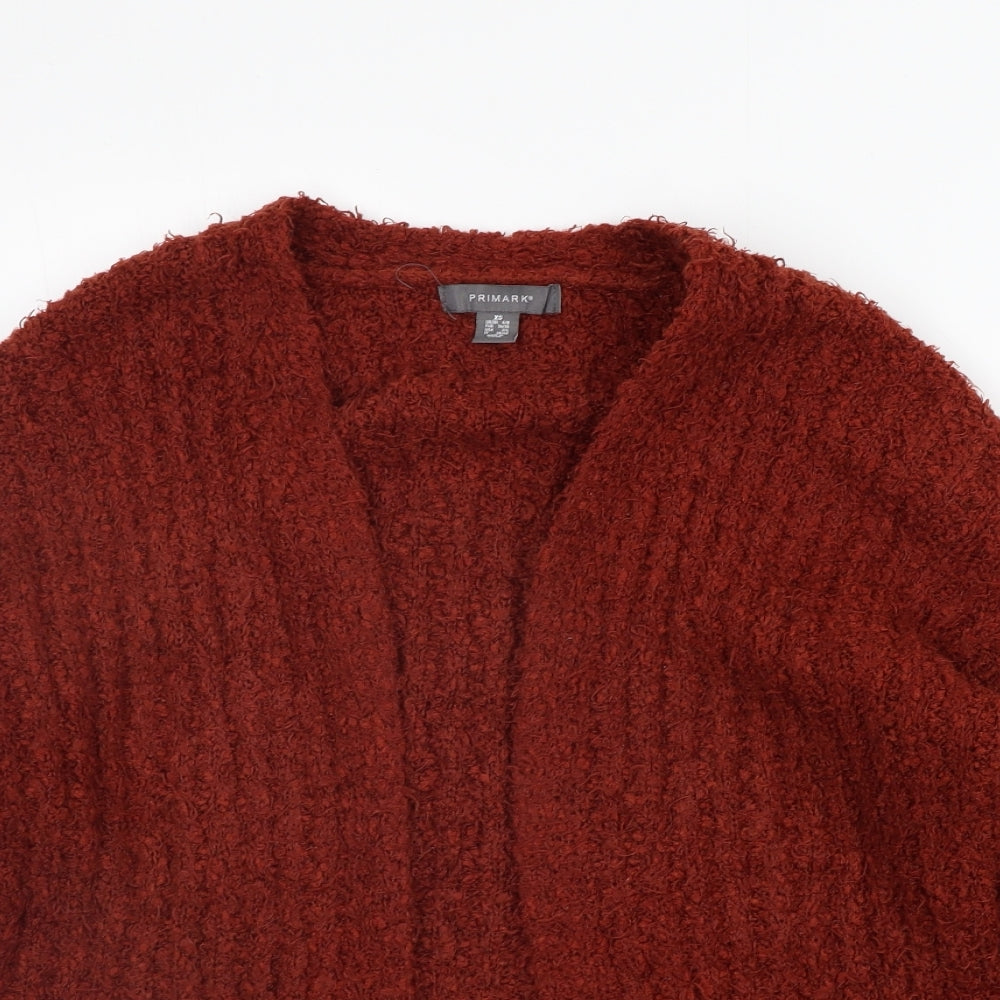 Primark Womens Orange   Cardigan Jumper Size XS