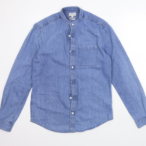 NEXT Womens Blue   Basic Button-Up Size S