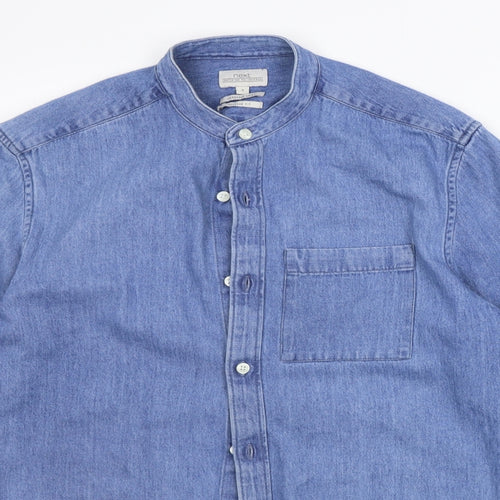 NEXT Womens Blue   Basic Button-Up Size S