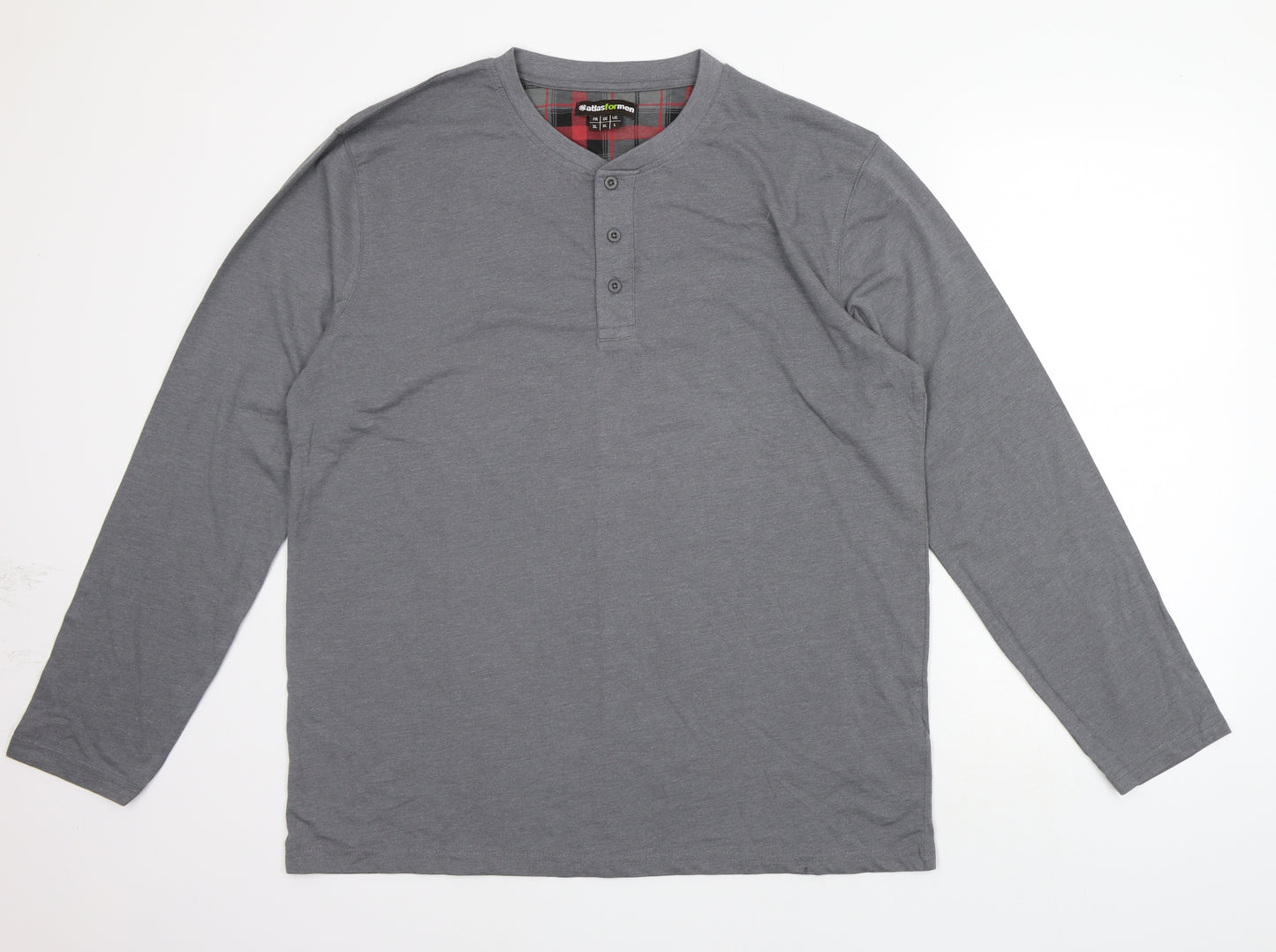 atlasformen Mens Grey    T-Shirt Size L