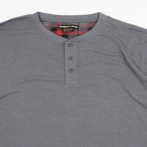atlasformen Mens Grey    T-Shirt Size L