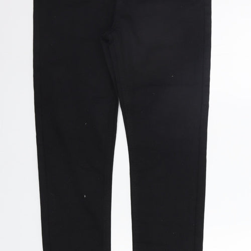 Matalan Boys Black   Carrot Trousers Size 12 Years