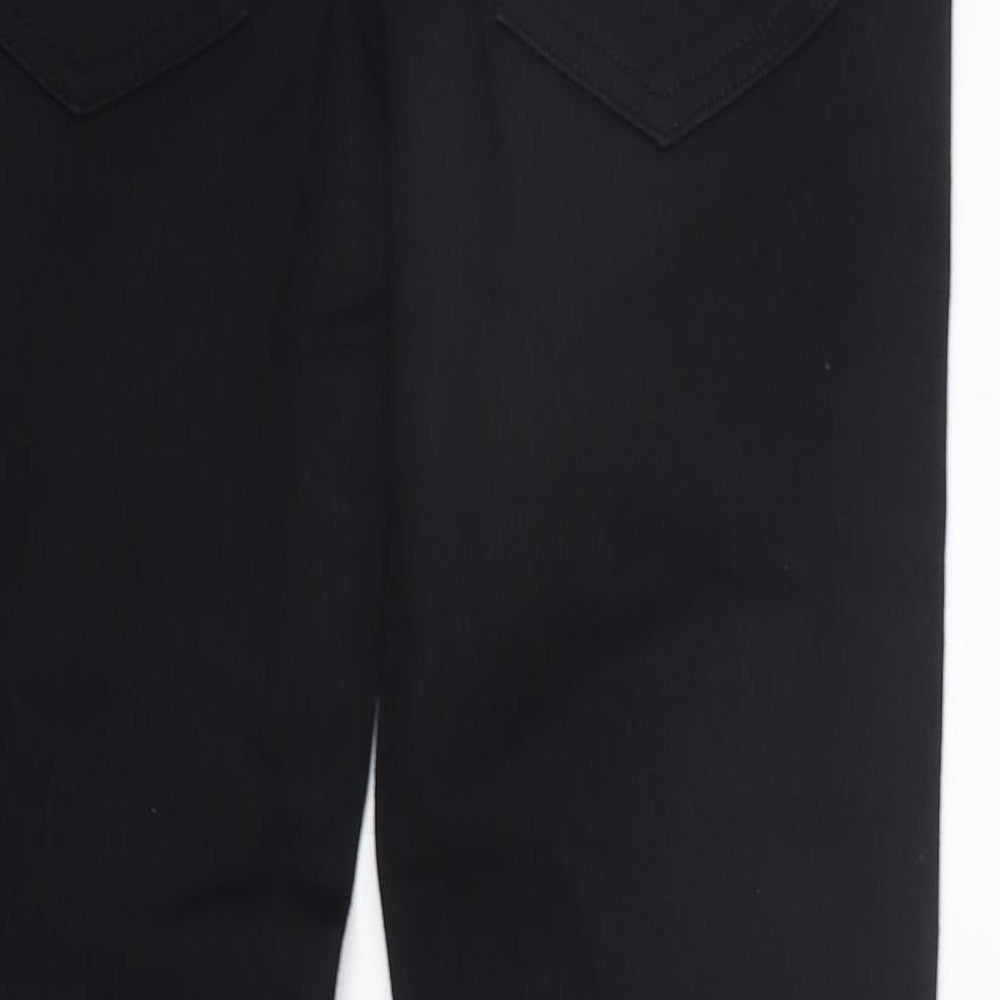 Matalan Boys Black   Carrot Trousers Size 12 Years