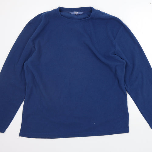 Harvey James Mens Blue   Pullover Jumper Size L