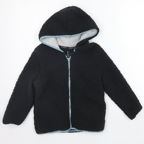 George Boys Black   Jacket  Size 5-6 Years