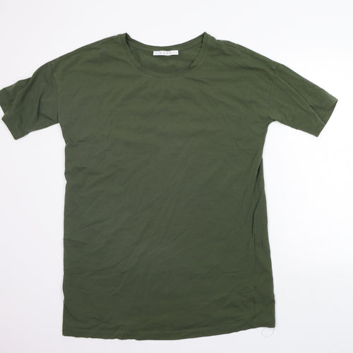 Very Womens Green   Basic T-Shirt Size 16