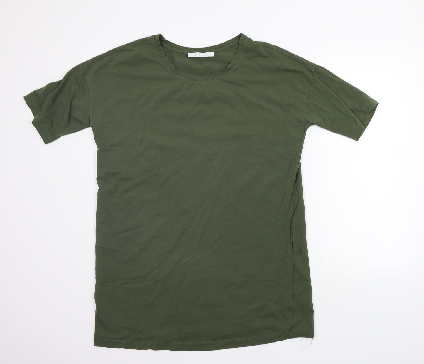 Very Womens Green   Basic T-Shirt Size 16