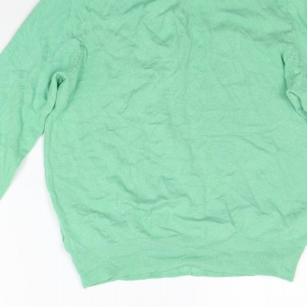 Marks and Spencer Womens Green   Cardigan Jumper Size 12