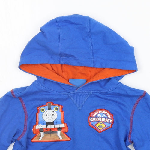TESCO Boys Blue   Pullover Hoodie Size 3-4 Years  - Thomas the Tank Engine