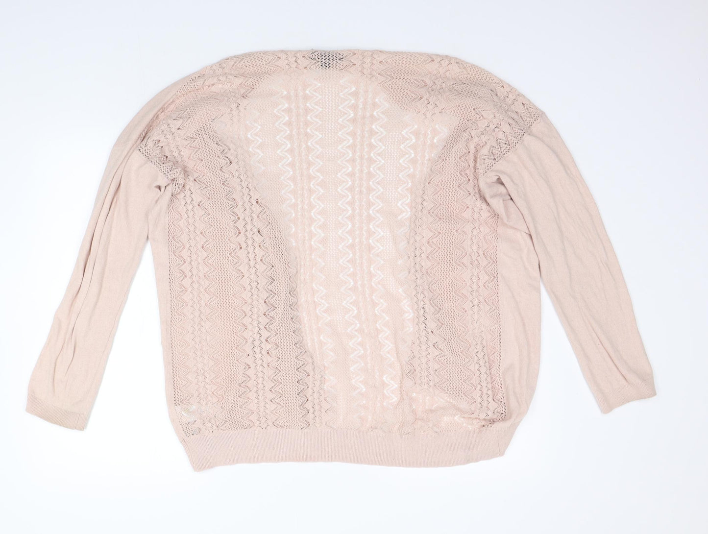 New Look Womens Pink   Cardigan Jumper Size 16
